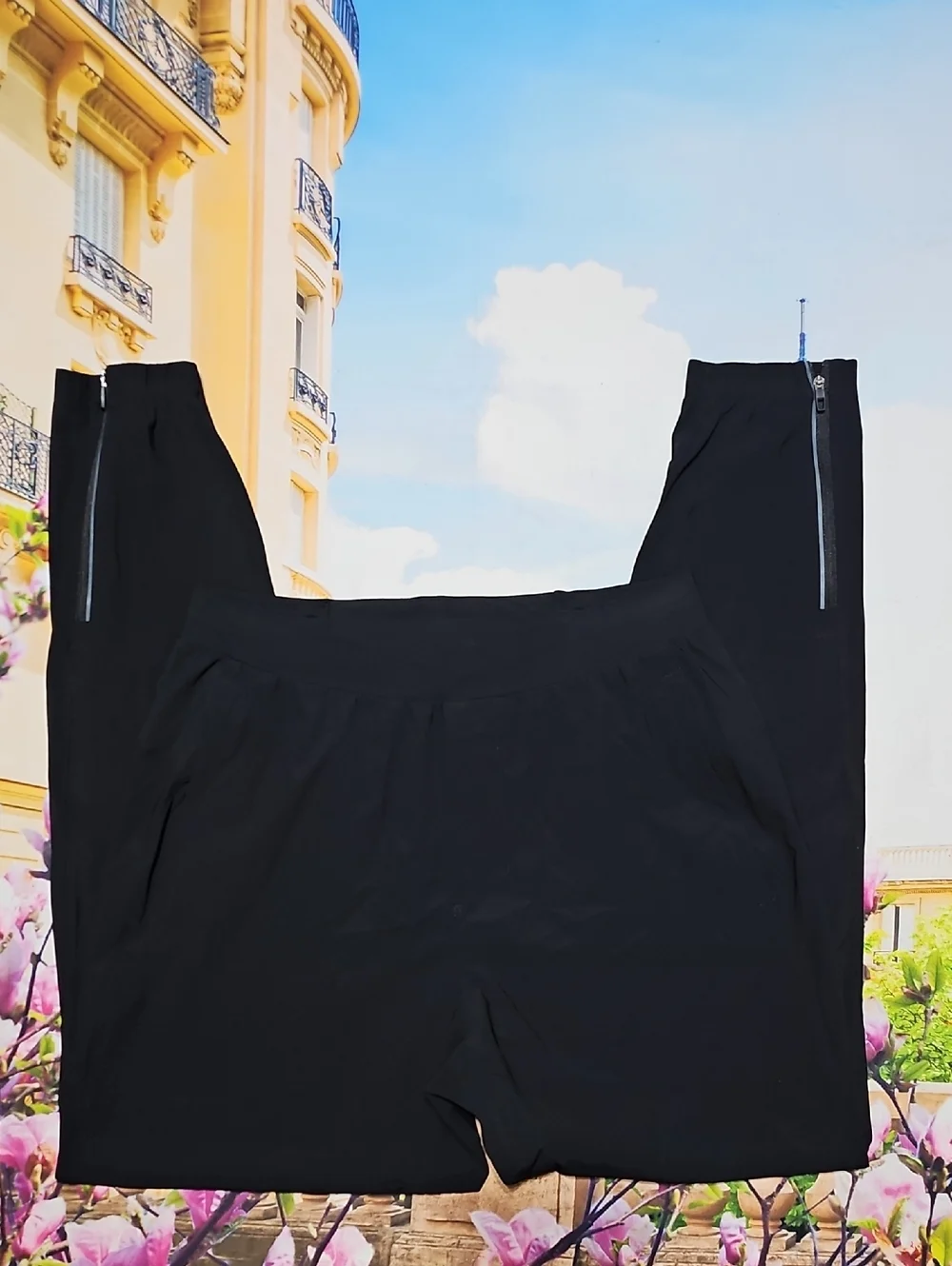 Lululemon‎ Zippered Ankle High Waist Black Athletic Pants Size Medium